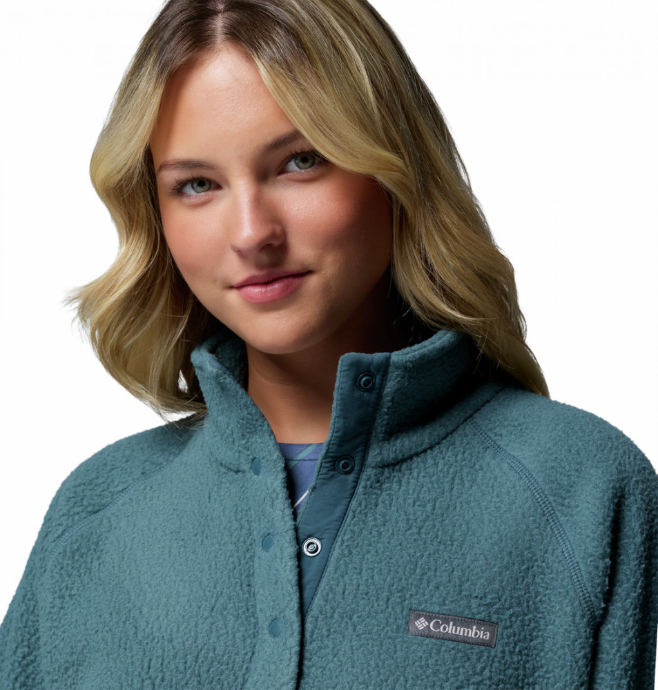 Джемпер флисовый женский Jasper Ridge Pebbled Fleece Half Snap - фото 4