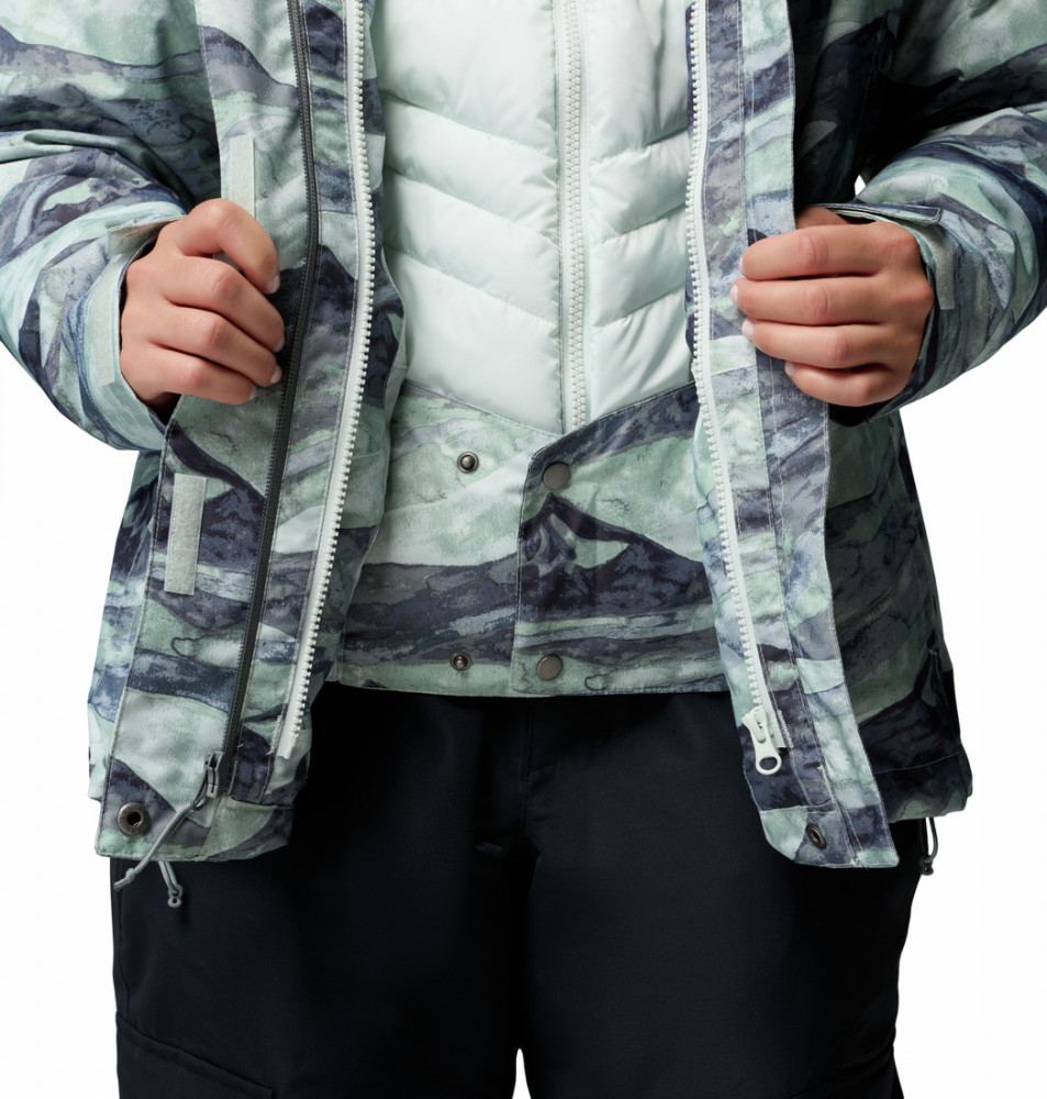 Куртка горнолыжная 3 в 1 женская Whirlibird V Printed Interchange Jacket - фото 8