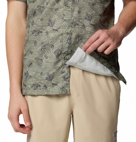 Рубашка с коротким рукавом мужская Super Slack Tide Camp Shirt
