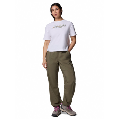 Футболка женская Rolling Bend Graphic Relaxed Crop Ss