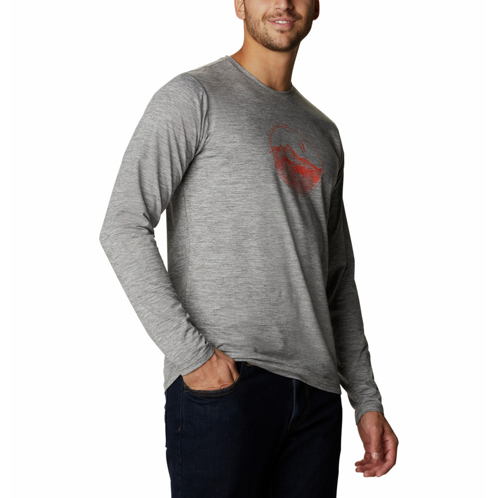Лонгслив мужской Tech Trail Graphic Long Sleeve - фото 5