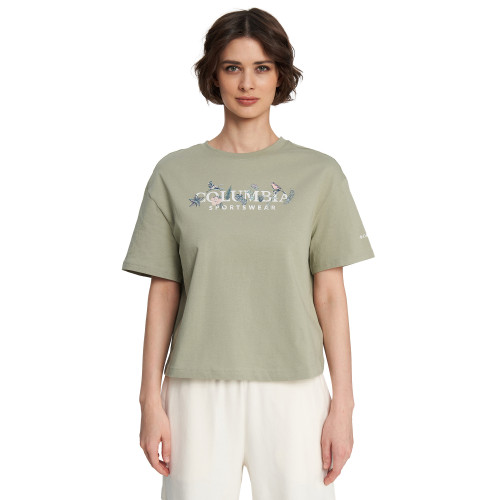 Футболка женская Rolling Bend Graphic Relaxed Crop Ss