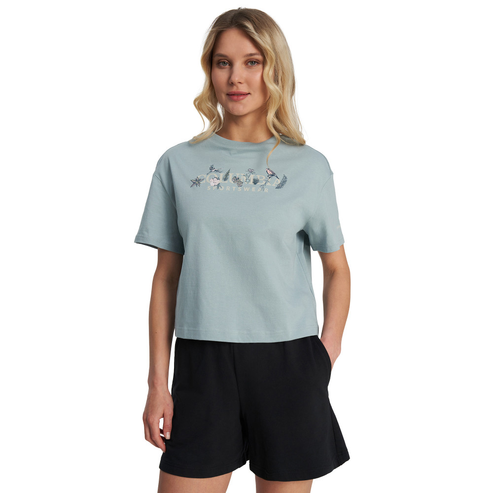 Футболка женская Rolling Bend Graphic Relaxed Crop Ss