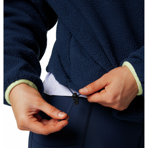 Джемпер флисовый женский Helvetia II Cropped Half Snap Fleece