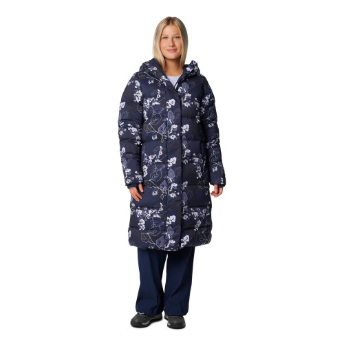 Пуховик женский Boundless Days Print Long Down Jkt