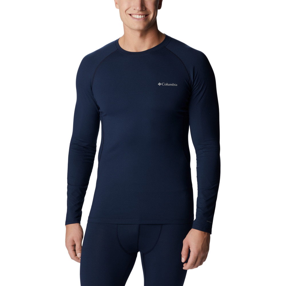 Термобелье верх мужское M Omni-Heat Infinity Knit LS Crew темно-синий цвет— купить за 5999 руб. в интернет-магазине Columbia