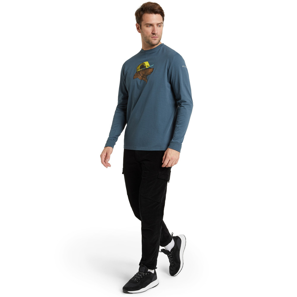 Лонгслив мужской Blue Reef LS Graphic Tee - фото 3